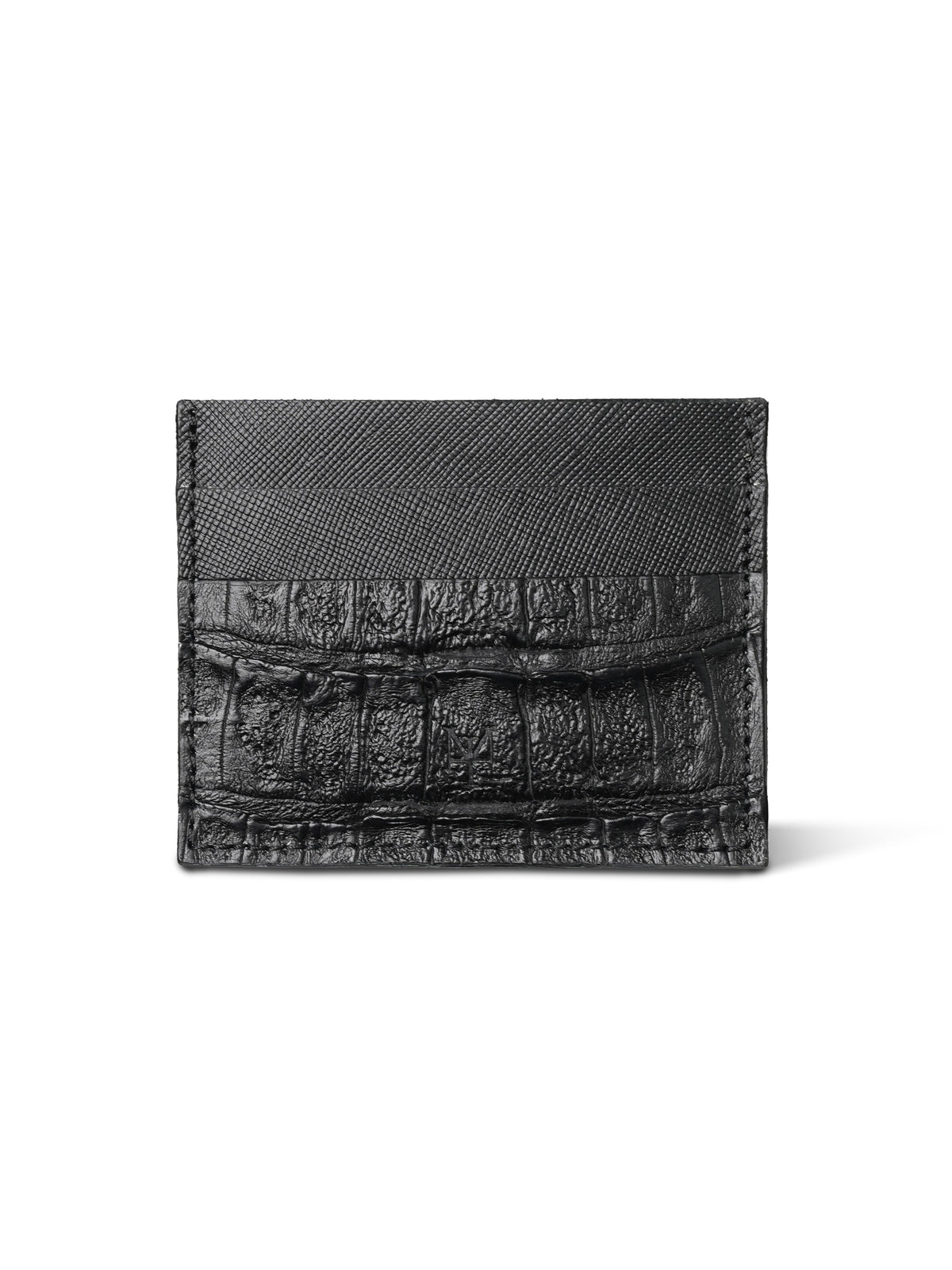 Croco Black Cardholder
