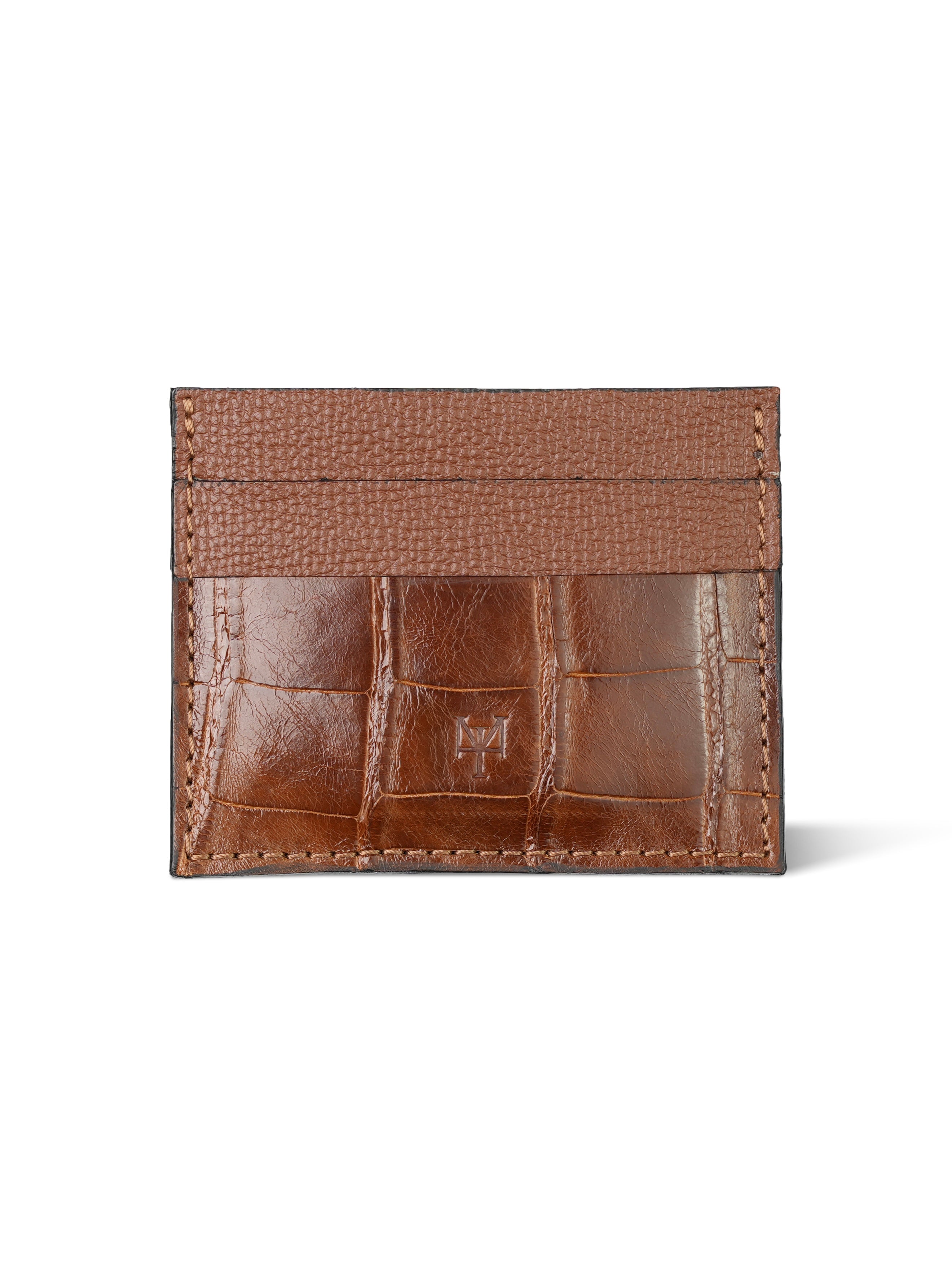 Croco Brown Cardholder