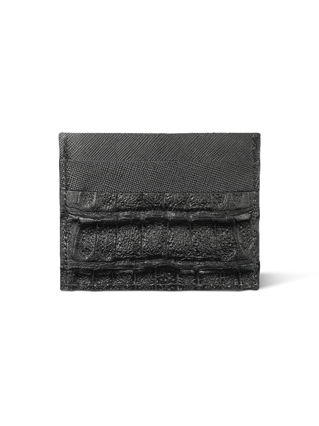 Croco Black Cardholder
